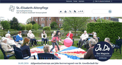 Desktop Screenshot of elisabeth-altenpflege.de
